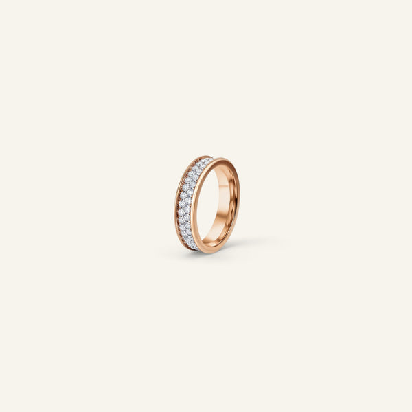 Alliance Aura Femme Or Rose Collection Mariage Manipura