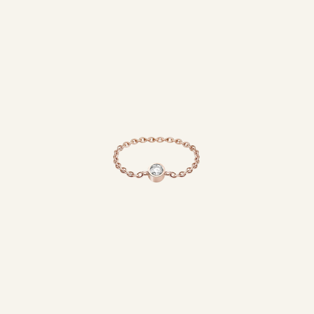 Bague Manipura Chaine Or Rose Collection Eternelle Manipura