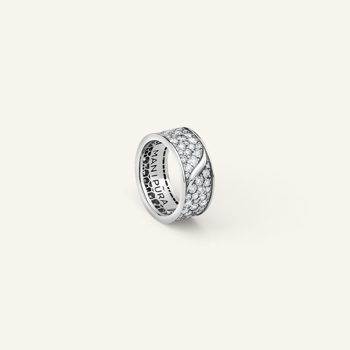 Bague Signature Or Blanc Collection Signature Manipura