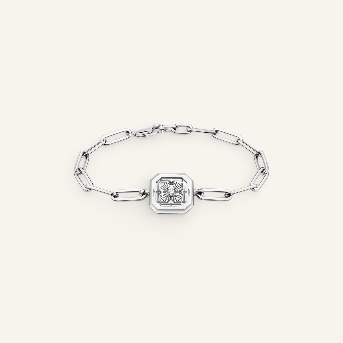 Bracelet Carré d'Or Or Blanc Collection Carre d'Or Manipura