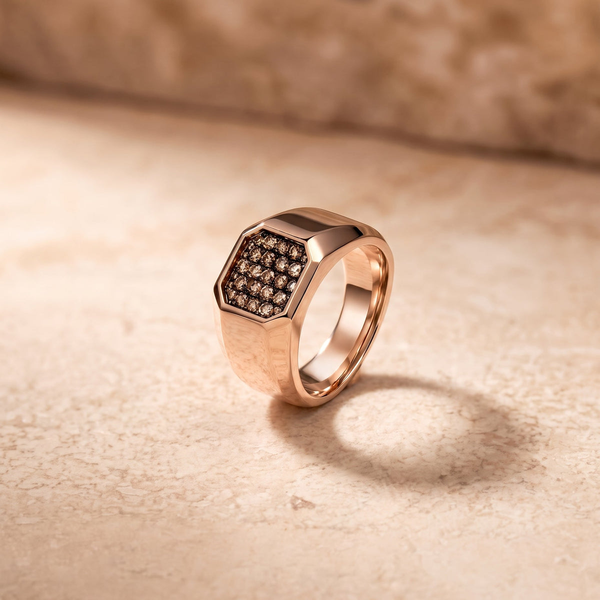 Chevaliere Adamas Or Rose Studio Collection Signature Manipura