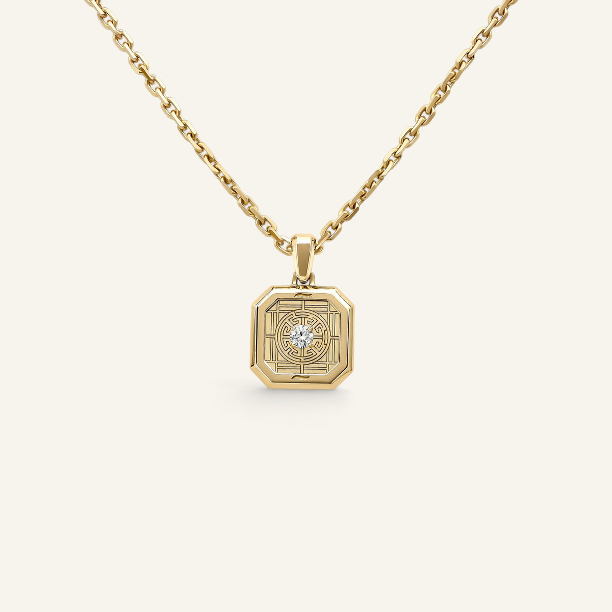Collier Carré d'Or Or Jaune Collection Carré d'Or Manipura