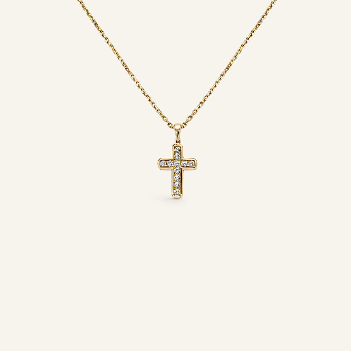 Collier Croix S Or Jaune Collection Signature Manipura