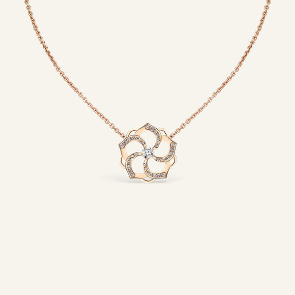 Collier Mandala M-L Or Rose Collection Mandala Manipura