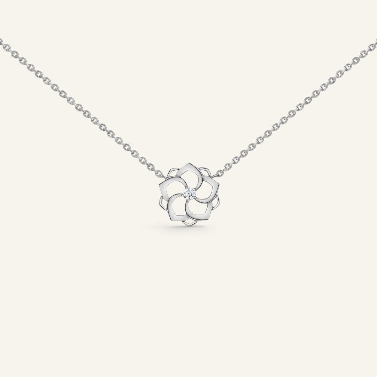 Collier Mandala S Or Blanc Collection Mandala Manipura