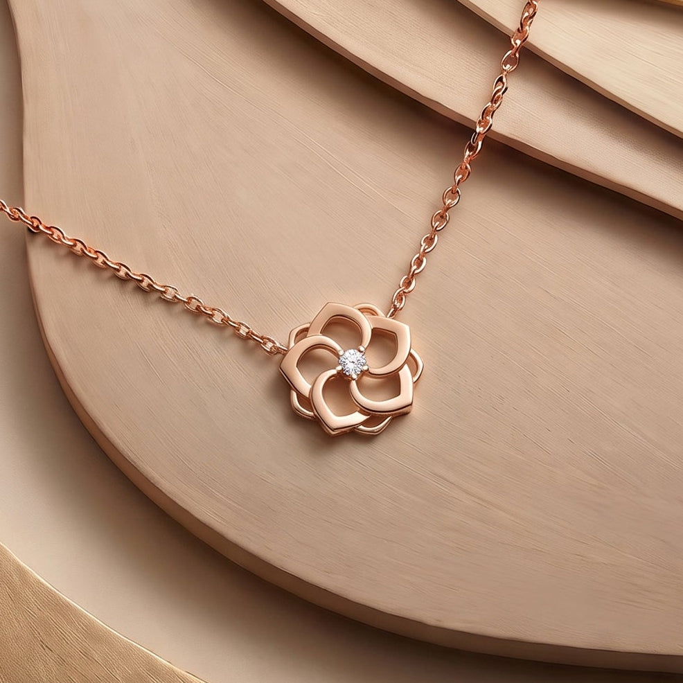 Collier Mandala S Or Rose Studio Collection Mandala Manipura