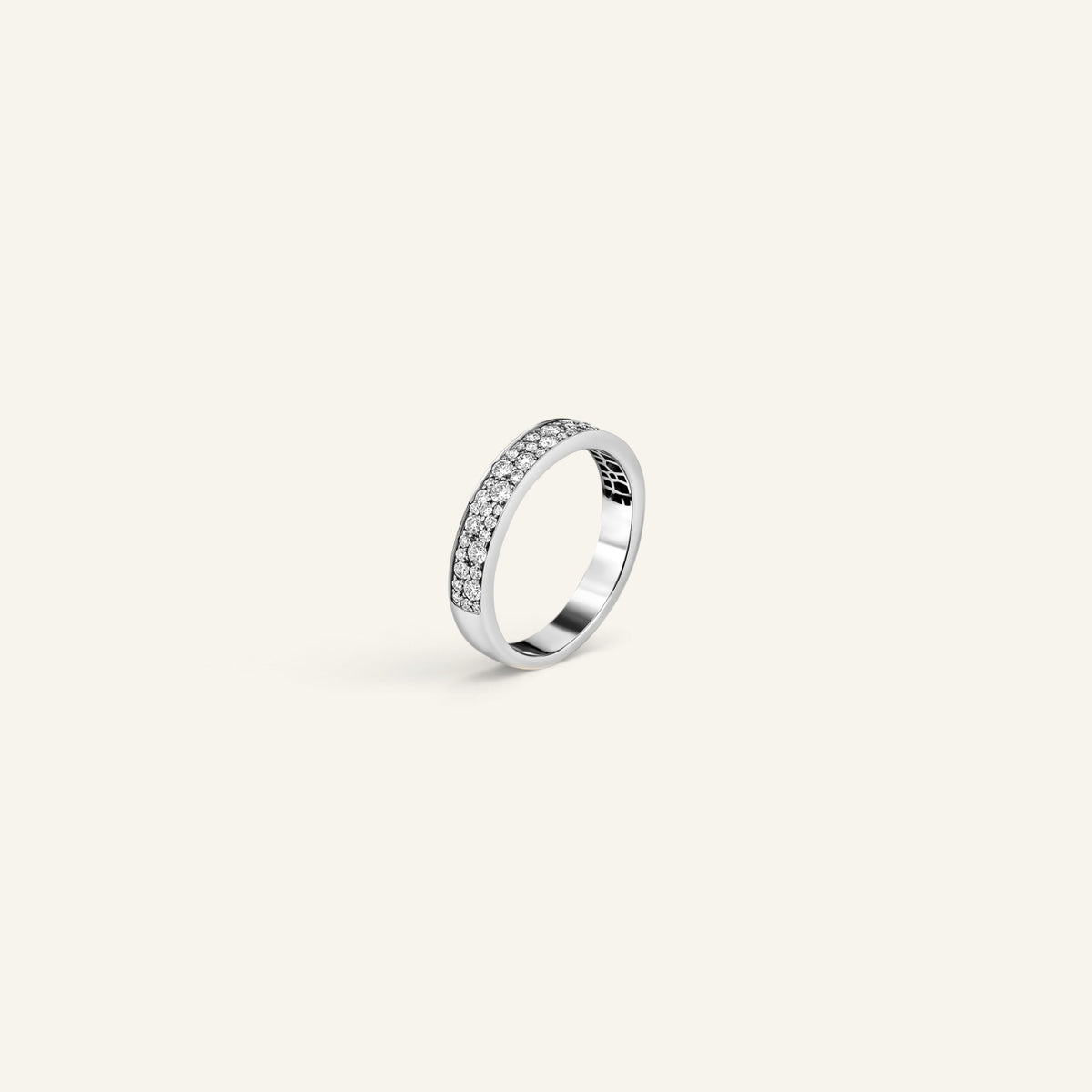 Alliance Harmony Femme Or Blanc Collection Mariage Manipura