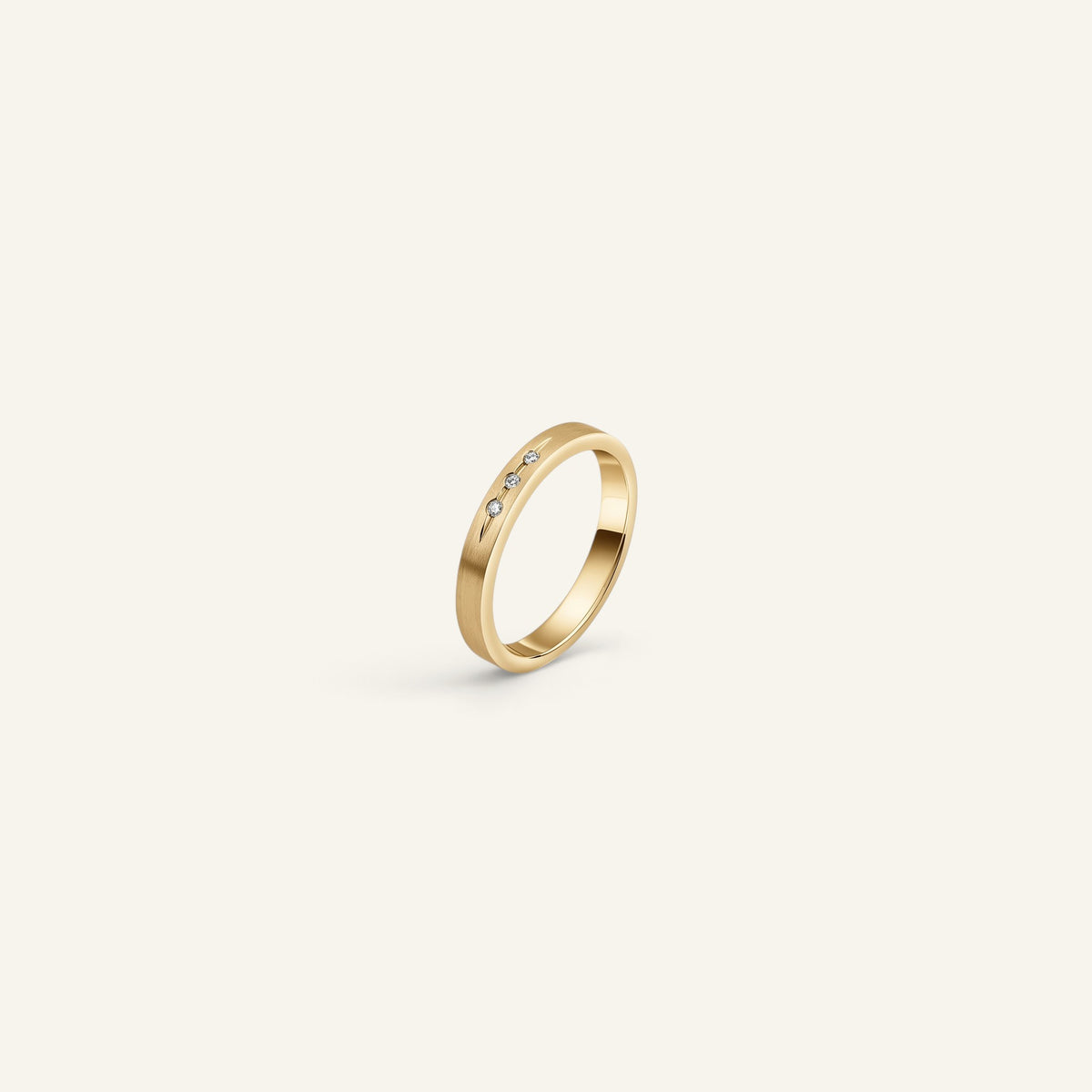 Alliance Trinity Homme Or Jaune Collection Mariage Manipura