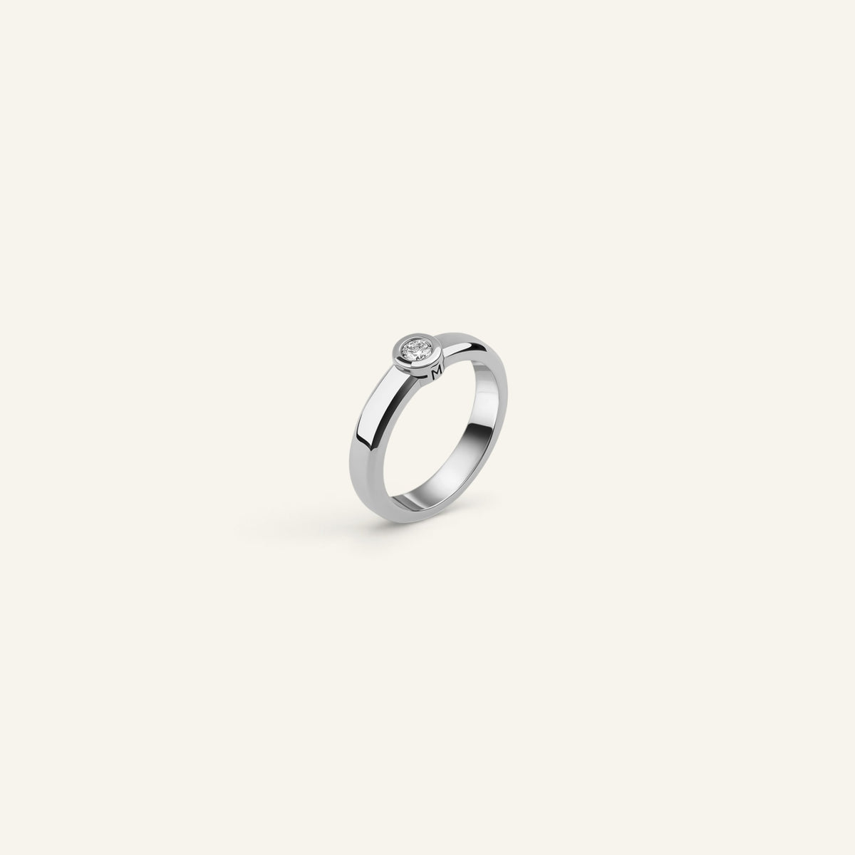 Bague Eternity Or Blanc Collection Eternelle Manipura