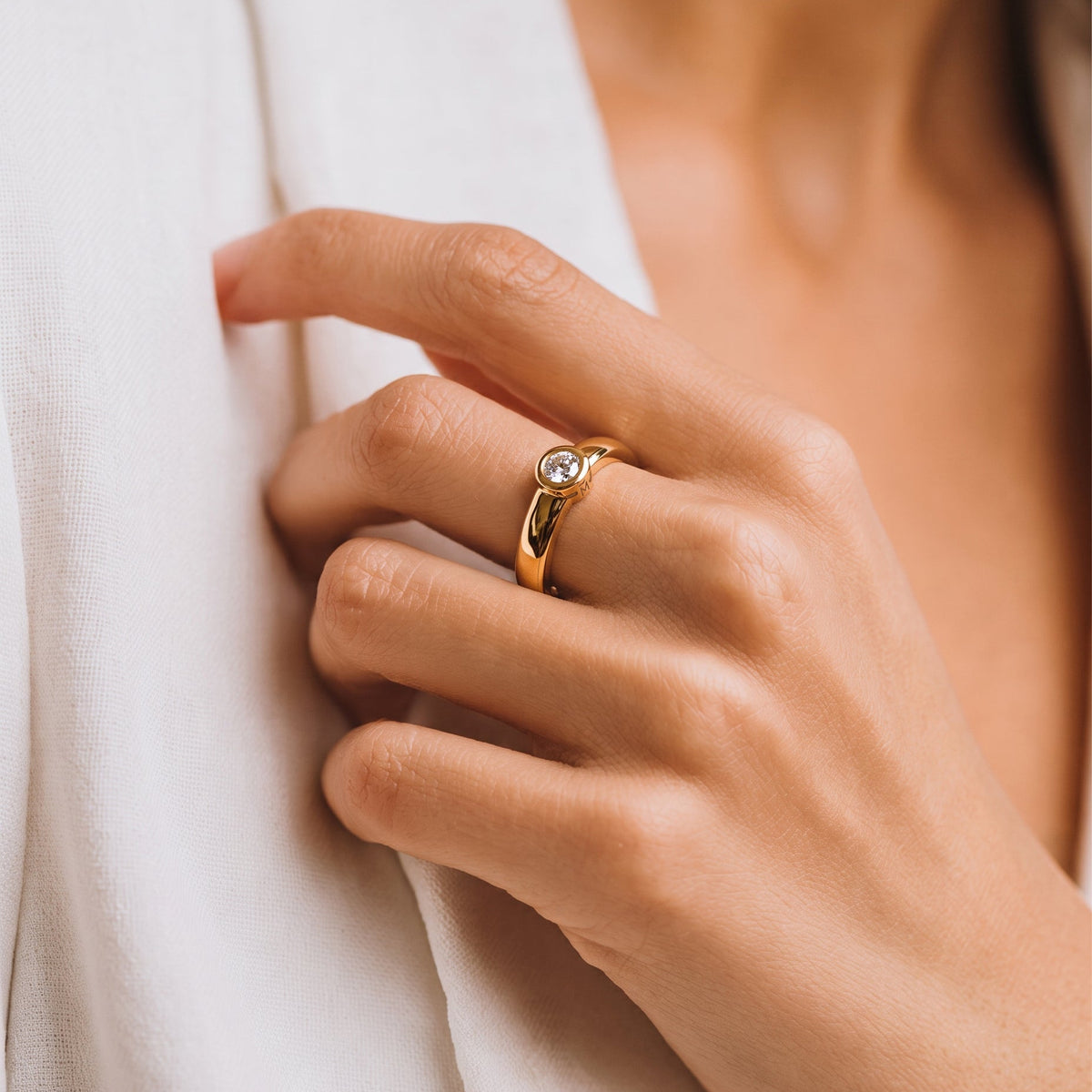 Bague Eternity Or Rose Porte Collection Eternelle Manipura