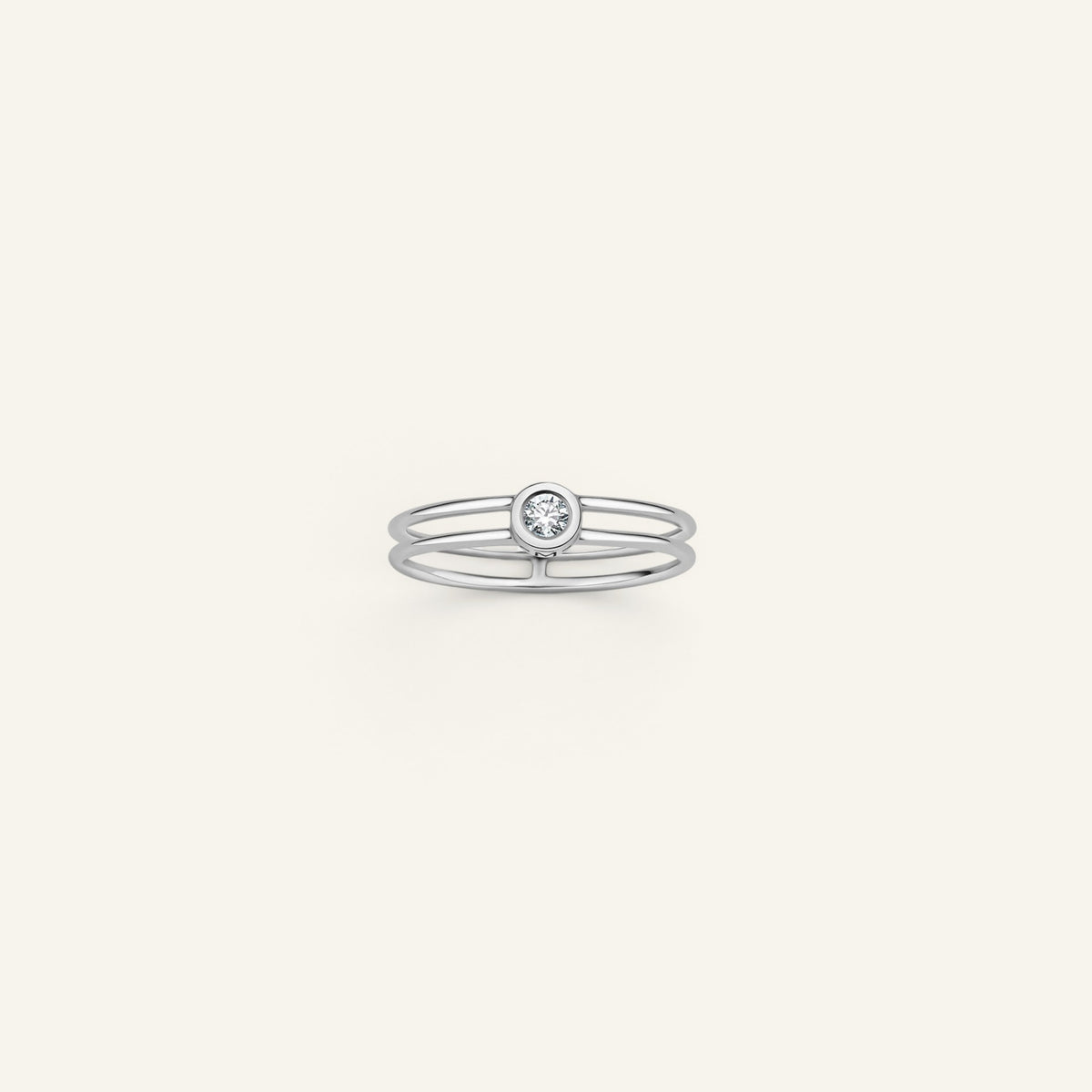 Bague Manipura Double Or Blanc Collection Eternelle Manipura