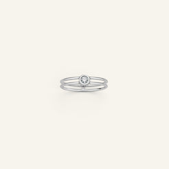 Bague Manipura Double Or Blanc Collection Eternelle Manipura