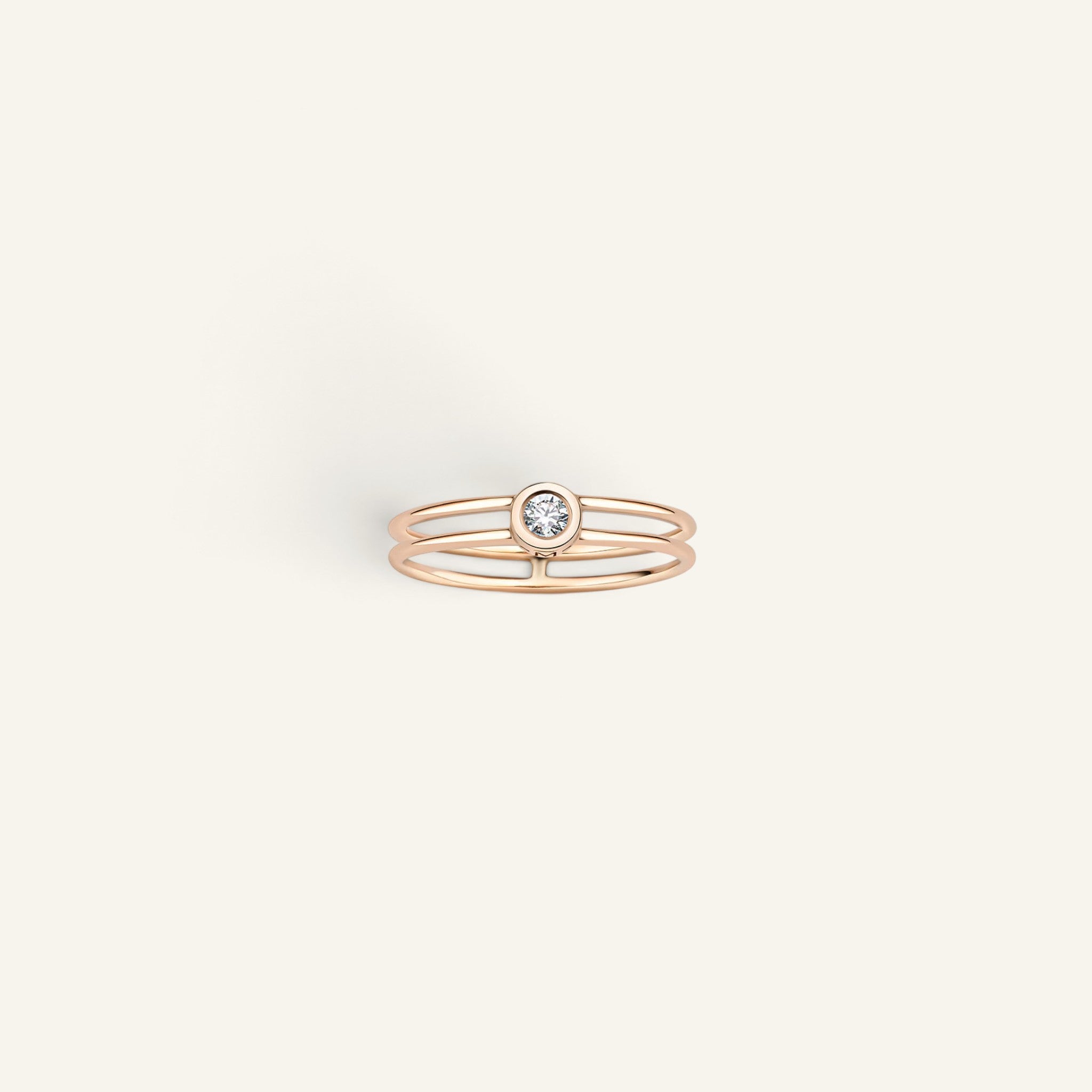 Bague Manipura Double Or Rose Collection Eternelle Manipura