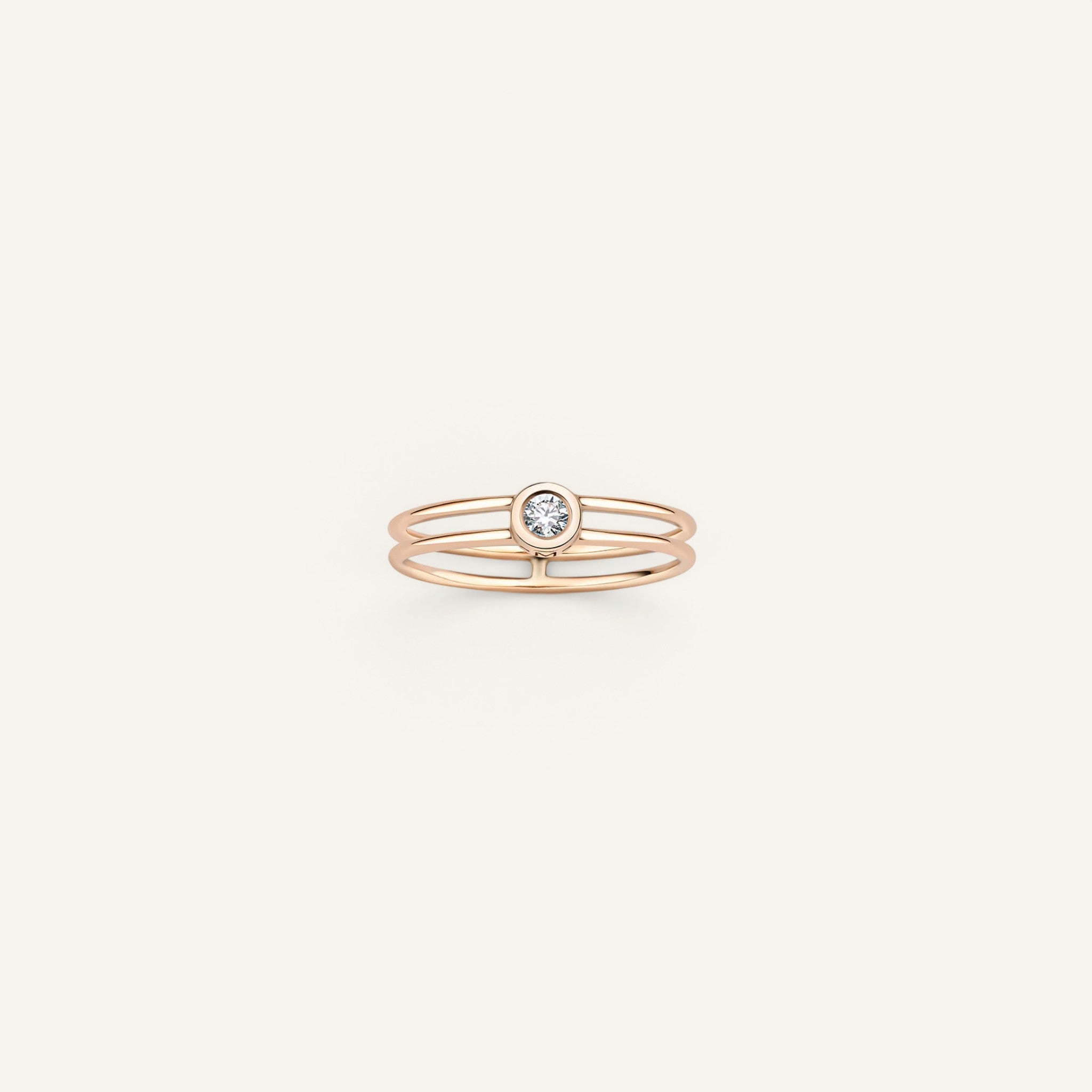 Bague Manipura Double Or Rose Collection Eternelle Manipura