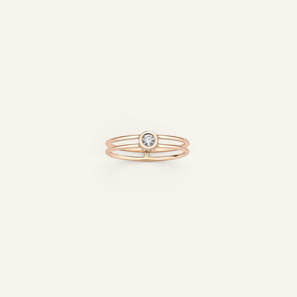 Bague Manipura Double Or Rose Collection Eternelle Manipura