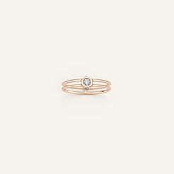 Bague Manipura Double Or Rose Collection Eternelle Manipura