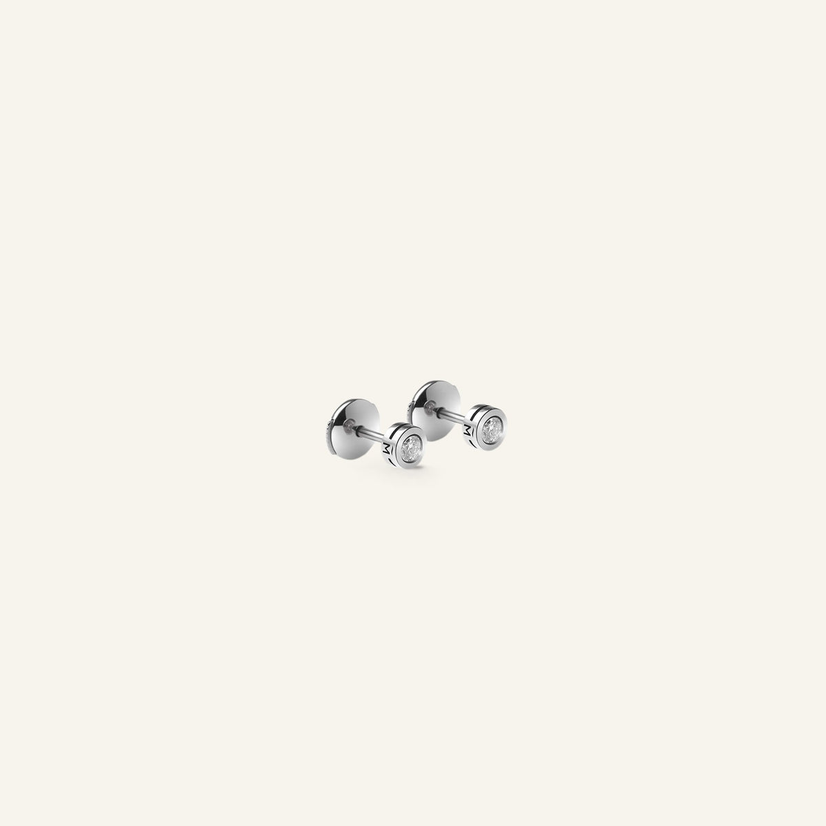 Boucles Oreilles Manipura Or Blanc Collection Eternelle Manipura