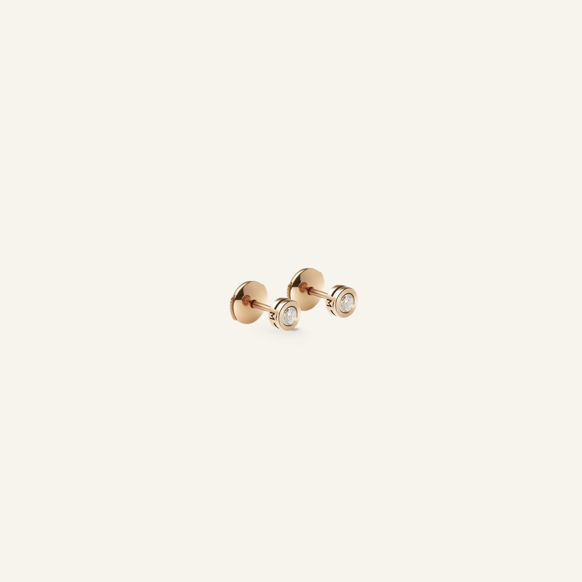 Boucles Oreilles Manipura Or Rose Collection Eternelle Manipura