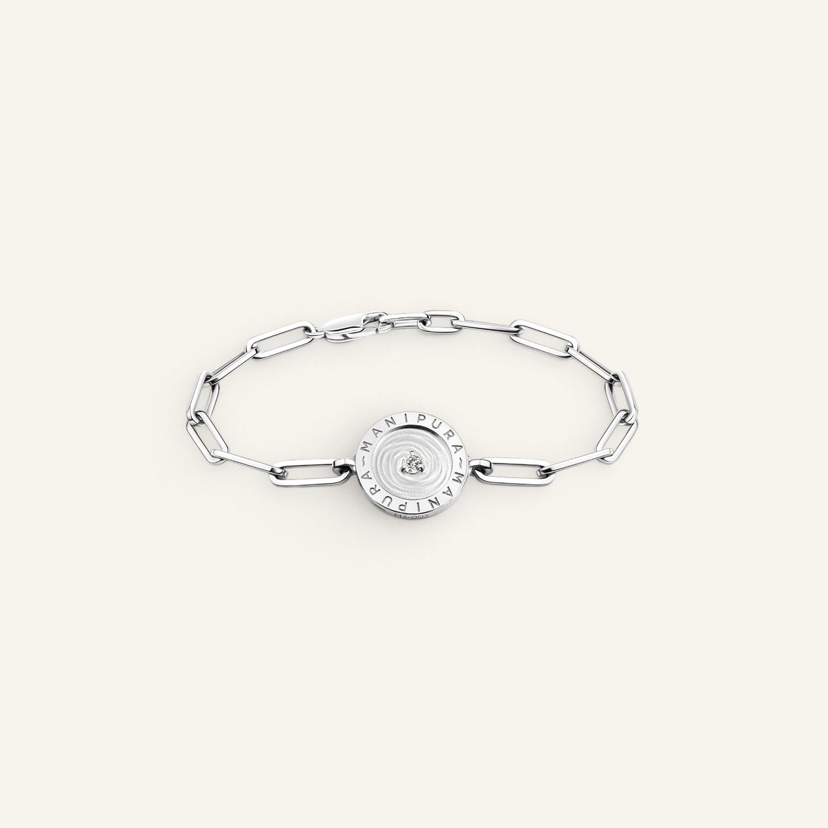 Bracelet Cercle d'Or M Or Blanc Collection Cercle d'Or Manipura