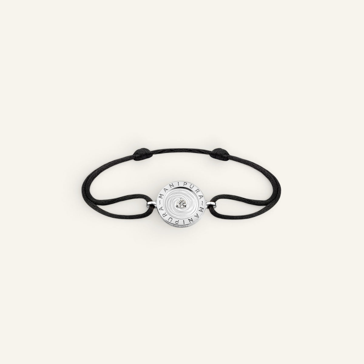 Bracelet Cordon Cercle d'Or M Or Blanc Collection Cercle d'Or Manipura