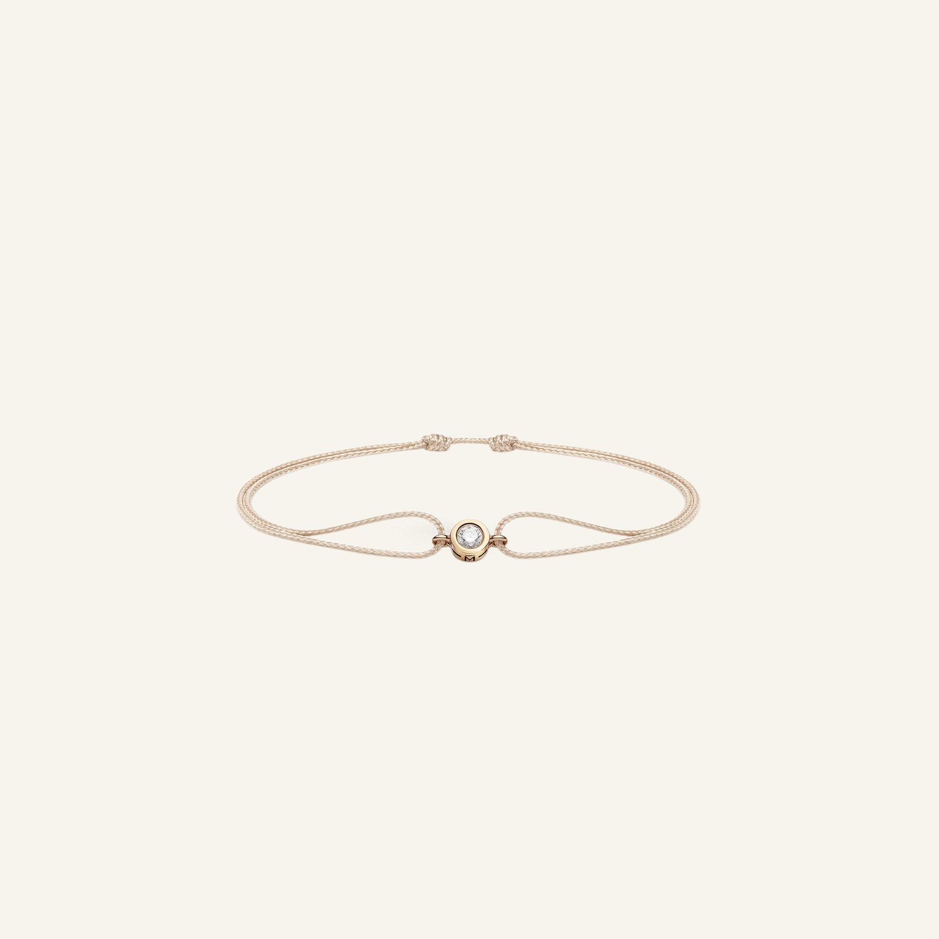 Bracelet Manipura Or Rose 013ct Nude Collection Eternelle Manipura