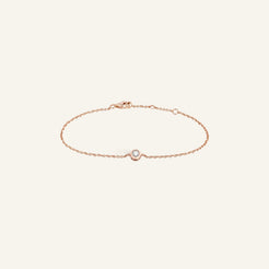 Bracelet Manipura Or Rose 013ct Collection Eternelle Manipura