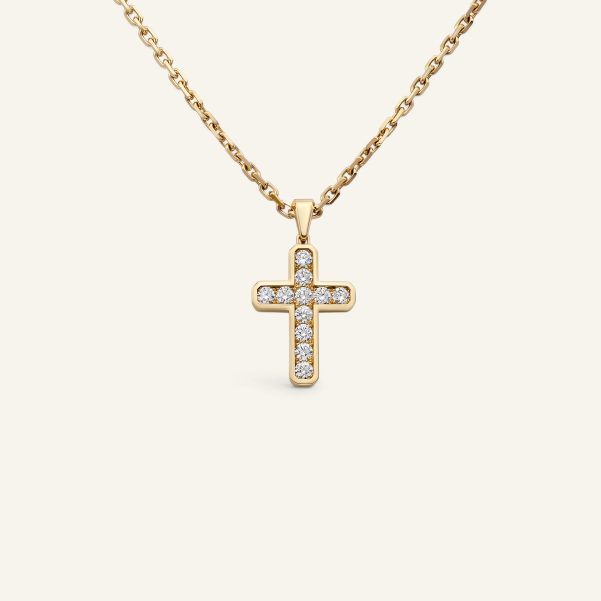 Collier Croix L Or Jaune Collection Signature Manipura