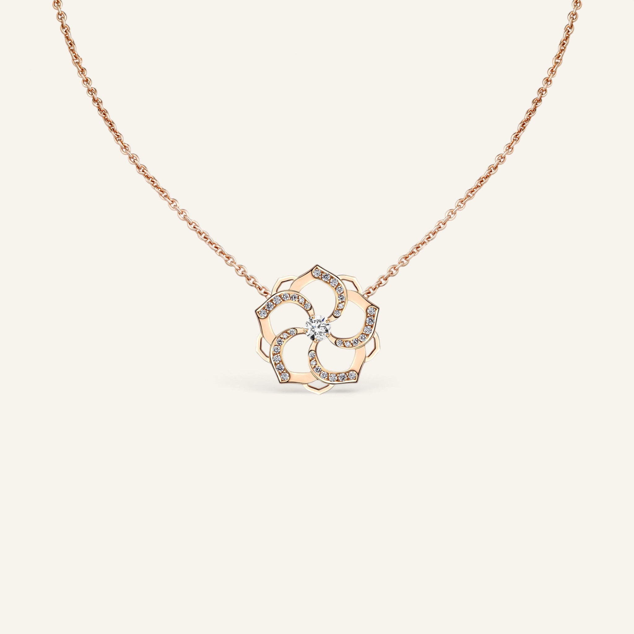Collier Mandala M-L Or Rose Collection Mandala Manipura