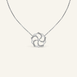 Collier Mandala M-L Or Blanc Collection Mandala Manipura