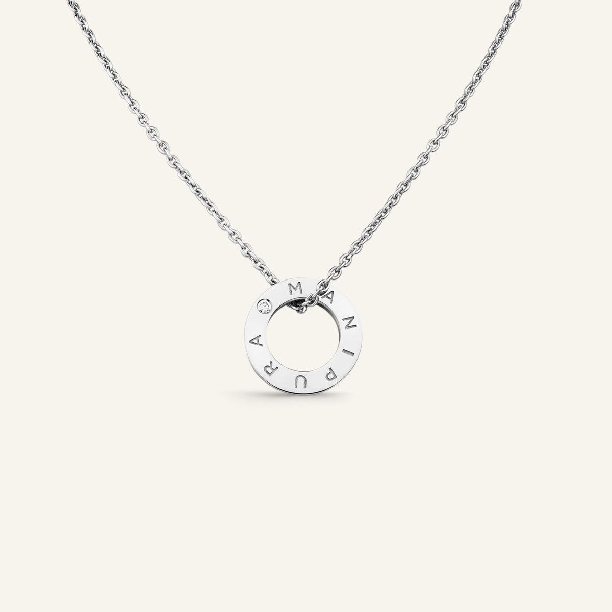 Collier Nova Or Blanc Collection Eternelle Manipura