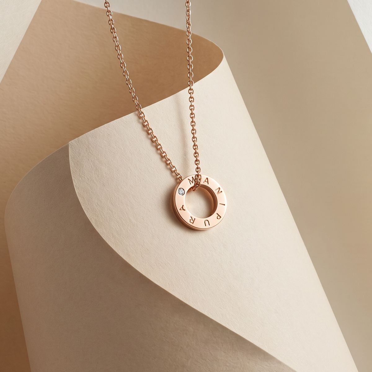 Collier Nova Or Rose Studio Collection Eternelle Manipura 