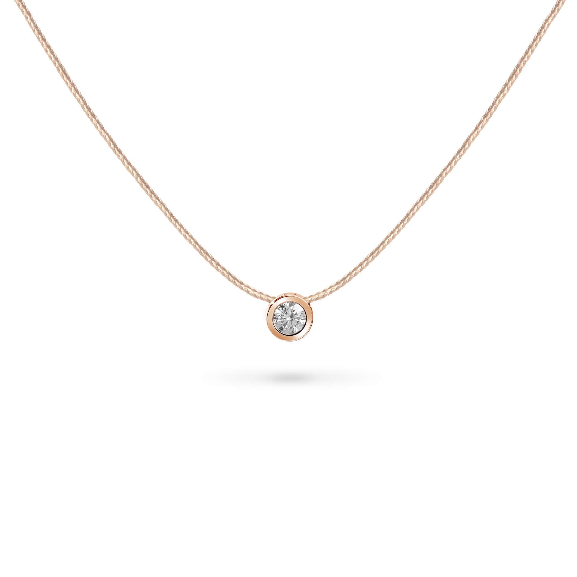 Collier Cordon Or & Diamant